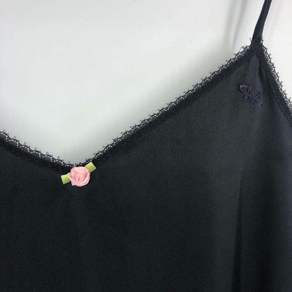 Diane Von Furstenburg long black nightgown Medium - Picture 5 of 6